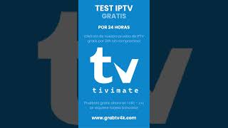 ⏱️ ¡IPTV GRATIS para TiviMate en 1 clic! (24H Test) #TiviMate #IPTV2026 #LaMejorIPTV #movie #film