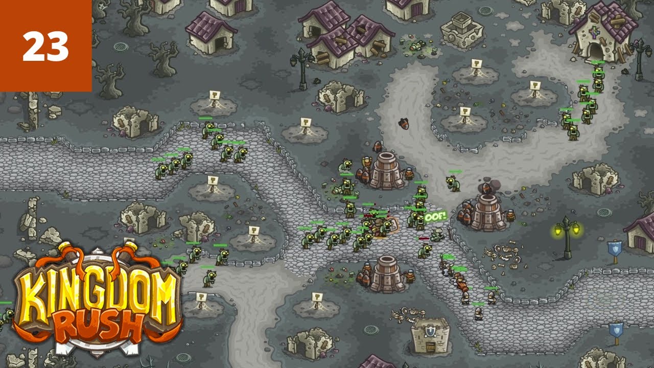 Kingdom Rush (Veteran/No Lives Lost) Walkthrough Part 23 - Rotwick