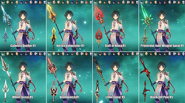 Xiao: Weapons Comparison | Genshin Impact