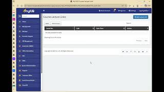 How IUB Faculty Can Add Online Class Date, Time & Link to Enrolled Courses | Quick Guide screenshot 3