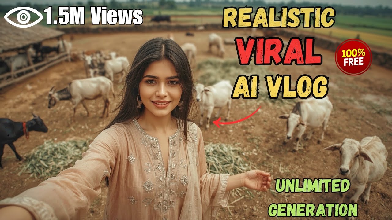 Make Realistic Vlogs Using AI for FREE | Veo 3 + Leonardo AI Full Tutorial (Step-by-Step Guide)