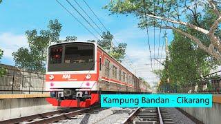 Dinas KRL Kampung Bandan-Cikarang | Trainz Simulator Indonesia