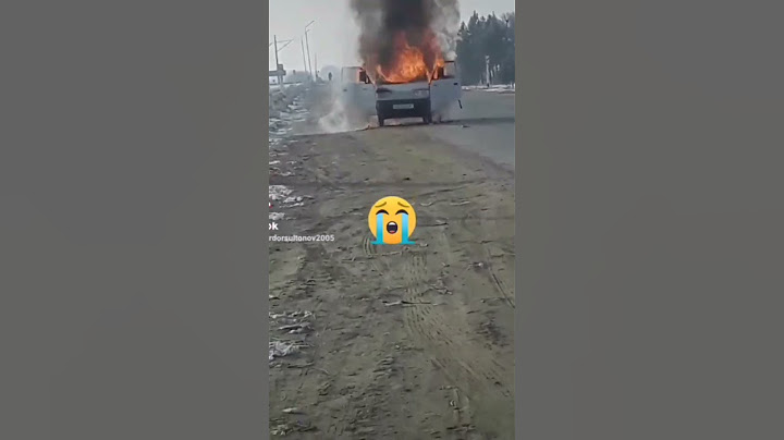 mashina yonib ketdi😱😱