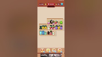 Goods Sorting Match 3 Level 495 | HARD LEVEL 🔥🔥🔥 #games #gaming #goodssorting #gameplay #sortpuzzle