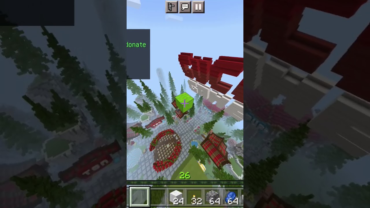 учусь паркурить 2 в Майнкрафт PE. IP:guccipe.fun port:19132 (1.1.Х и 1.16-1.19.Х)