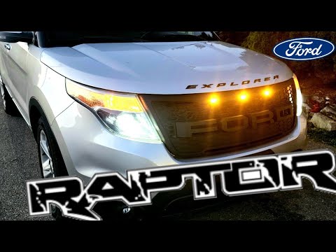 HOW TO INSTALL FORD RAPTOR GRILL - FORD EXPLORER - YouTube