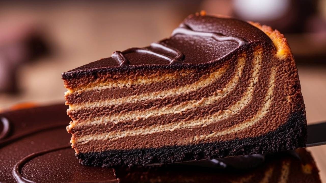 Dieser Zebra-Käsekuchen wird Ihre Meinung über Desserts für immer verändern!