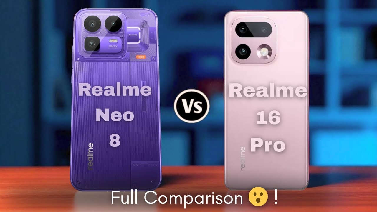 Realme Neo 8 vs Realme 16 Pro – Realme's Mid-Range Marvels!