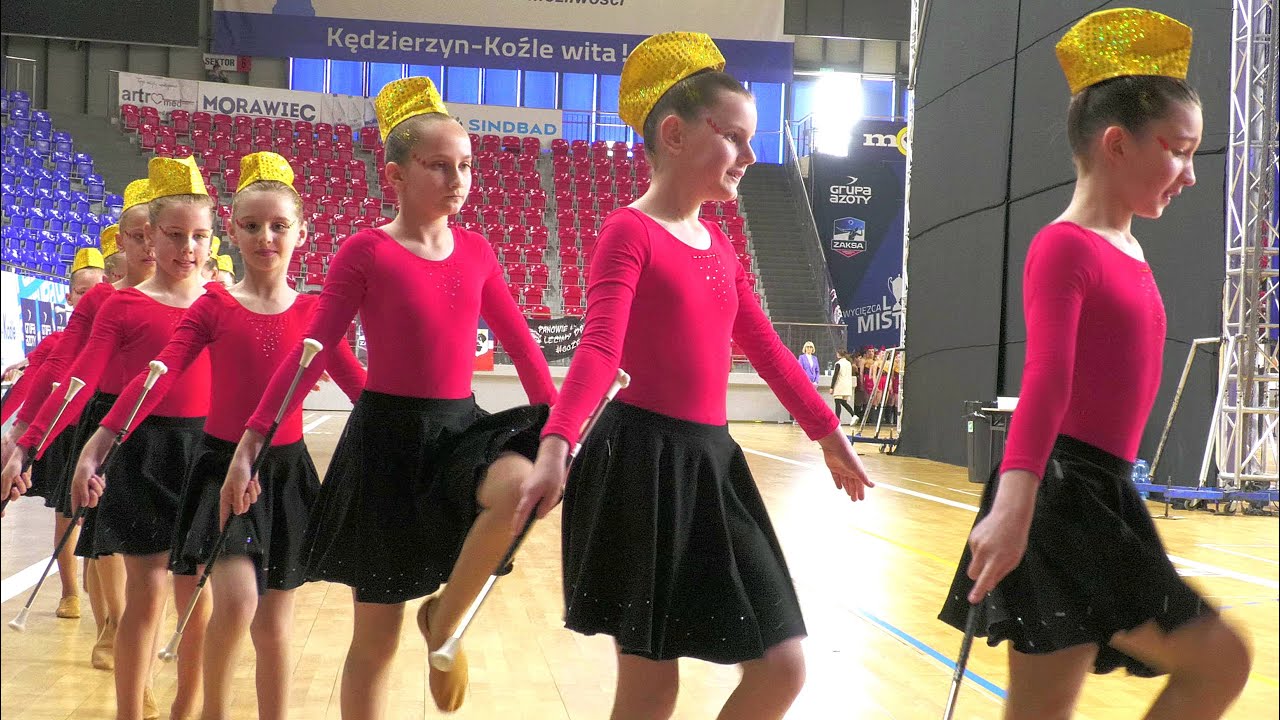 Mażoretki 'SŁONECZKA' - Leśnica / Majorettes /  formation baton parade cadet / Kędzierzyn-Koźle 2023