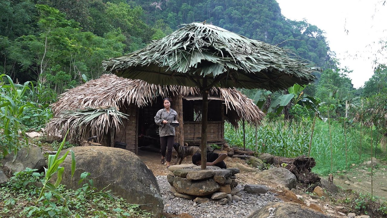 Build a giant umbrella | Survival Instinct | Episode 17