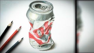 Pencil Colour Se Bottle Can bnane sikhe  How To Make a Pepsi Can _ Easy way and simple Trick