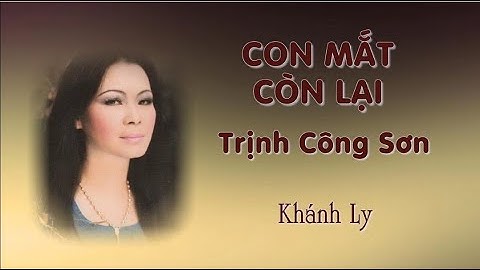 Con mắt còn lại - Khánh Ly