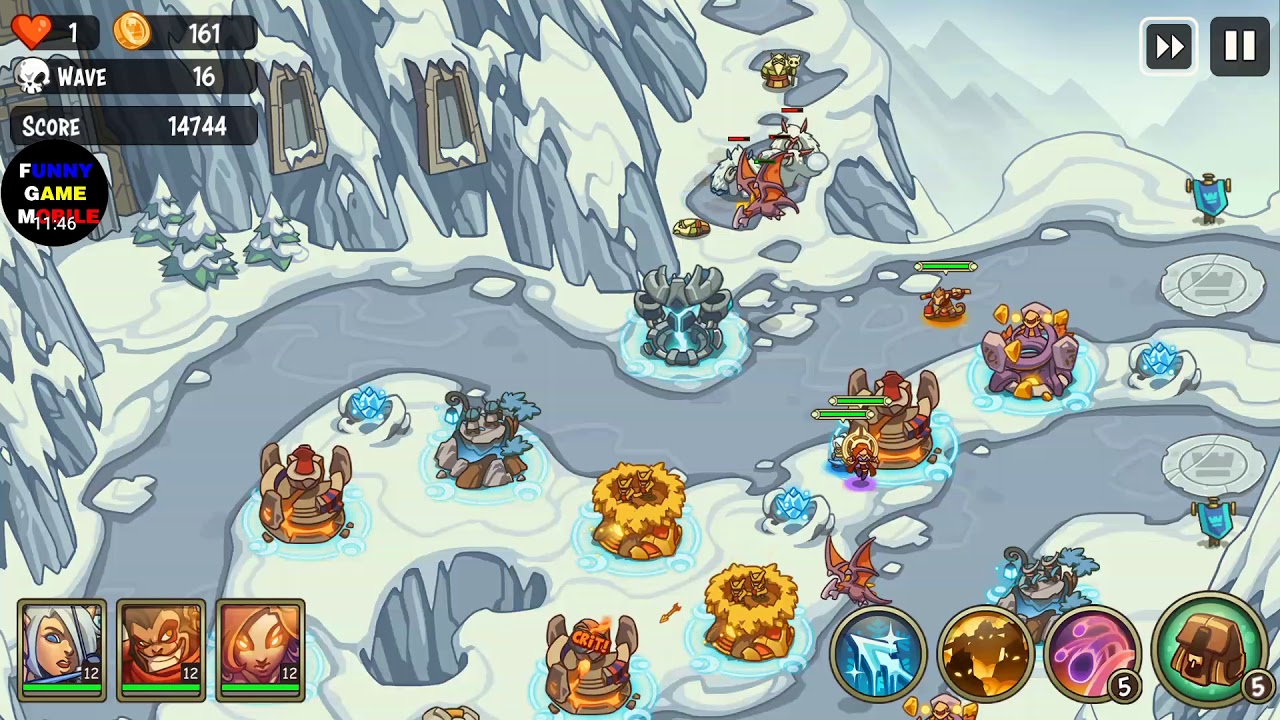 FGMobile - Empire Warriors TD: War Of Heroes - Tournament ( Wave 35 )