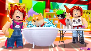 Roblox - SALÃO DE BELEZA PARA PETS! (Pet Salon Tycoon) screenshot 4