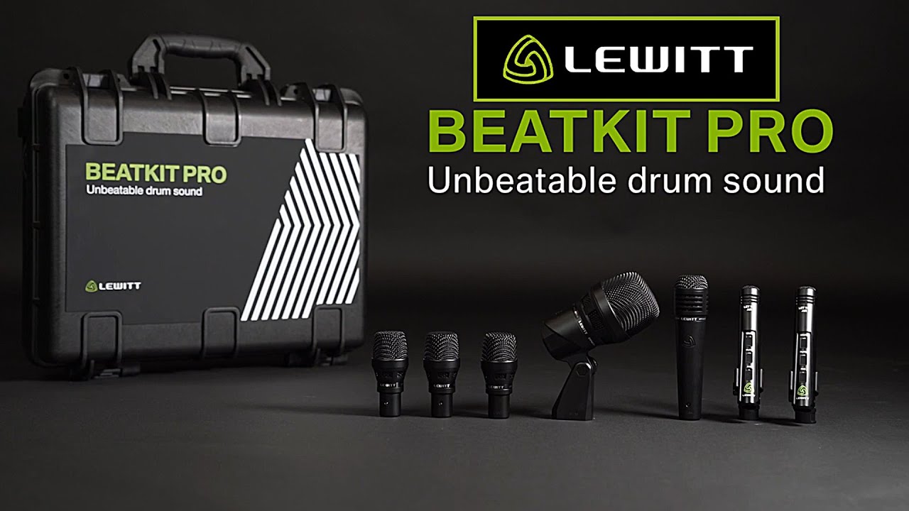 Lewitt Audio BEATKIT PRO Drum Microphone Kit - YouTube