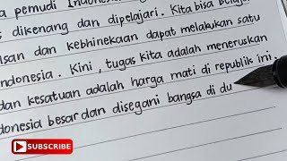 Naskah Teks Pidato Hari Sumpah Pemuda Tema 'Tingkatkan Semangat Persatuan & Kesatuan Indonesia'