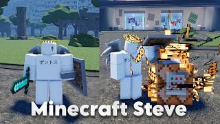 Minecraft Steve Character Showcase Jump Showdown