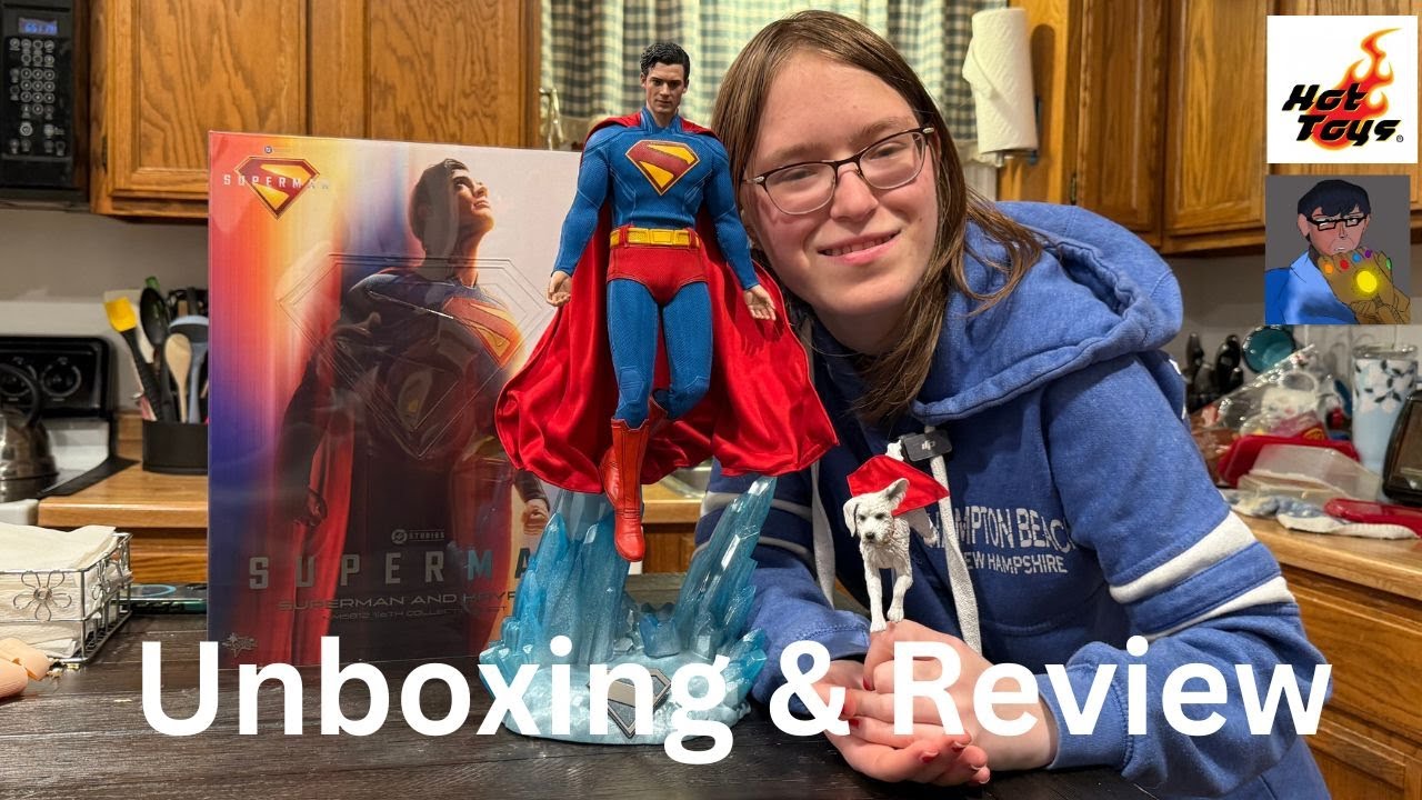 Распаковка и обзор фигурки Супермена от Hot Toys.