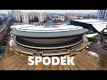 KATOWICE: Spodek zimą 🛸 Legendarna Hala i Strefa Kultury | Iconic 'UFO' Arena | Dron 4K