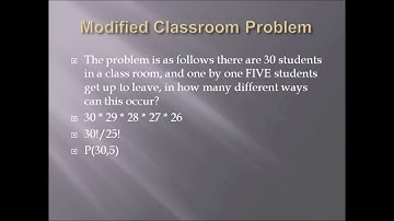 Applied Combinatorics--Factorials & Permutations