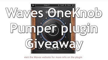 Waves OneKnob Pumper plugin: Winner Announced!