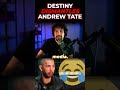 Destiny Dismantles Andrew Tate 😲🤣