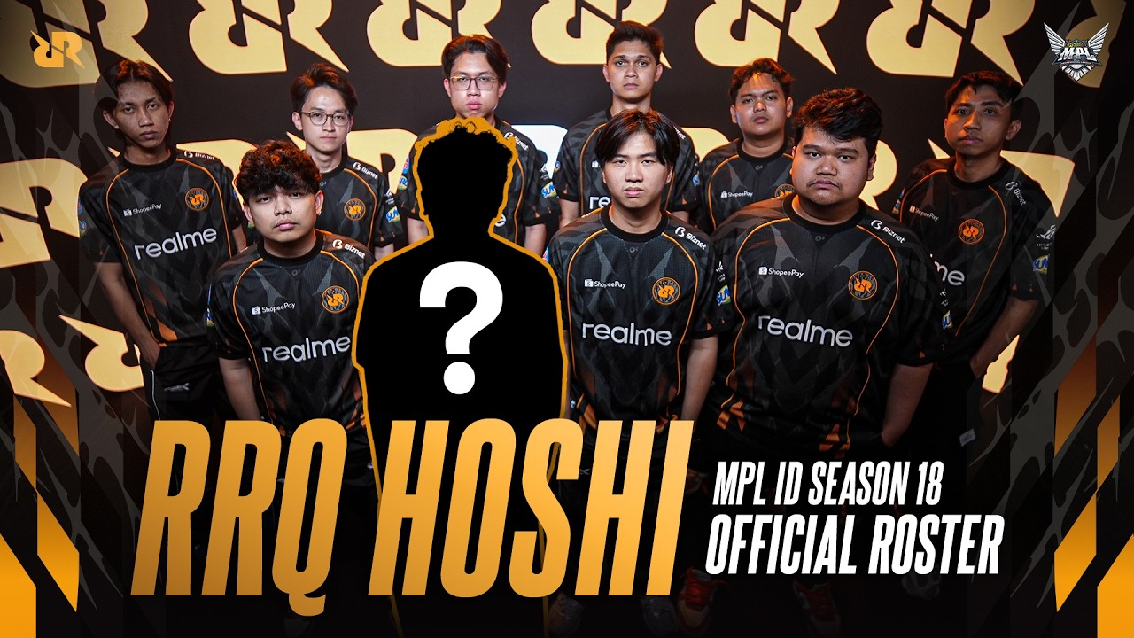 OFFICIAL RRQ HOSHI ROSTER FOR MPL ID SEASON 18