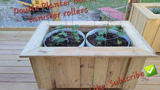 Custom Built Double Planter Box 📦 by 👉 @CoupleOldFartsofKy🫡👍