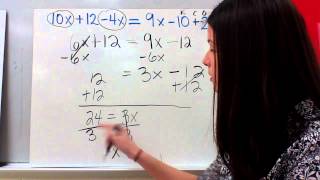 Solving Equations Review