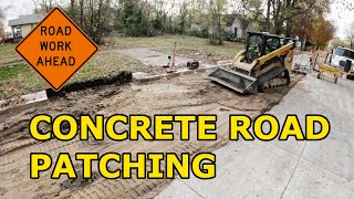 Repairing City Roads with Concrete, Drilling Dowel Bars