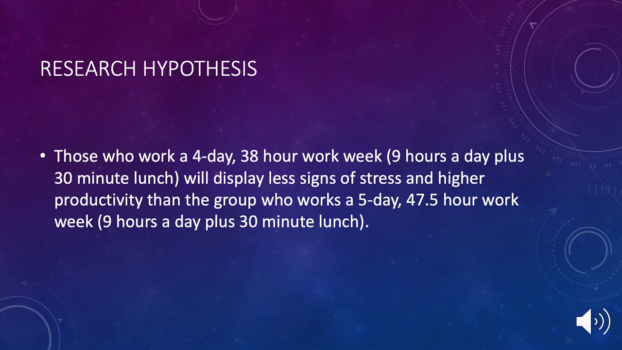 Reducing the workweek Research Proposal