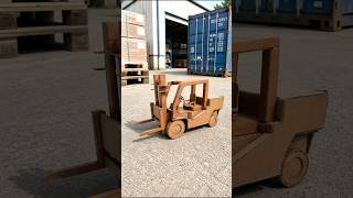 How to make a forklift from Waste Cardboard / making video #gokuscraftkada