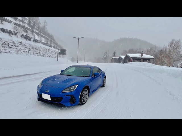BRZ Girls/BRZ] Driving through Mikuni Pass in the middle of winter