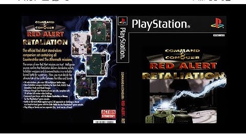 command & conquer- red alert - retaliation. primeiros minutos Playstation  ps1 psx