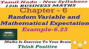 TN-New Syllabus-Business Maths| Chapter-6| Example-6.23