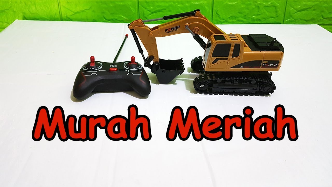  Mainan  Anak  Excavator  RC yang  Murah Meriah Unboxing dan 