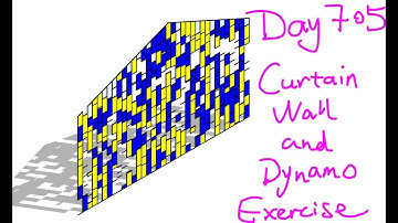 Revit Exercise (Day 705) - Curtain Wall and Dynamo Exercise