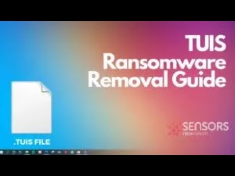 TUIS Virus Ransomware [.tuis Files] 🔐 Remove + Decrypt Guide [Free Fix]