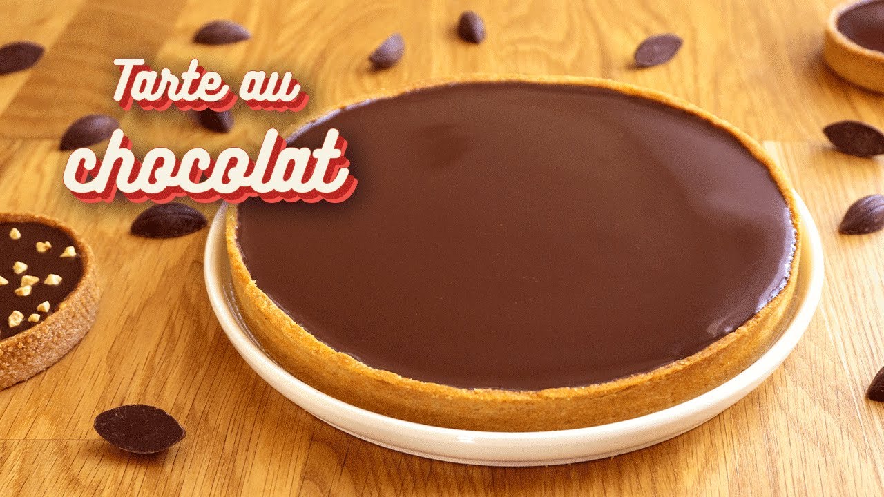 Tarte au chocolat, la ganache fondante et ultra gourmande