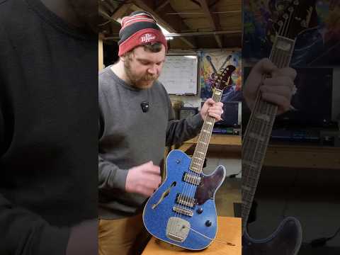 The Castedosa Marianna Smei-Hollow. A T-Style guitar with a Mastery Tremolo!