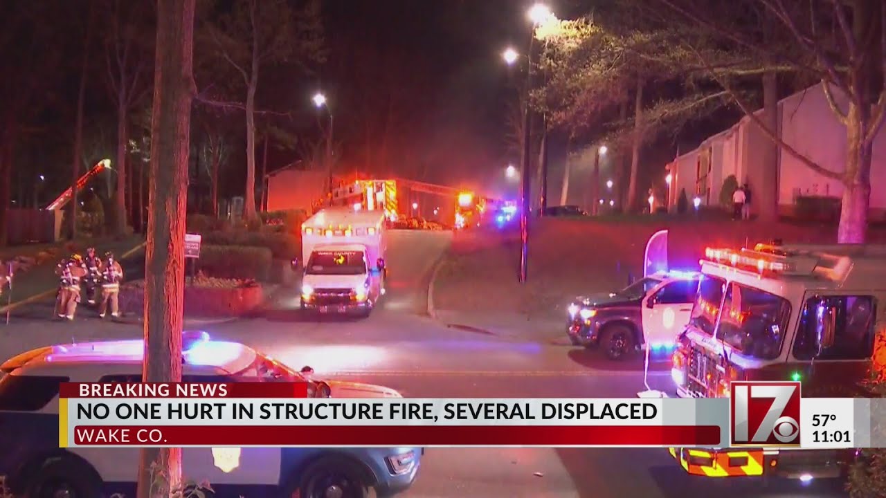 Fire breaks out at Raleigh apartment complex - YouTube