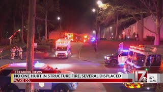 Fire breaks out at Raleigh apartment complex
