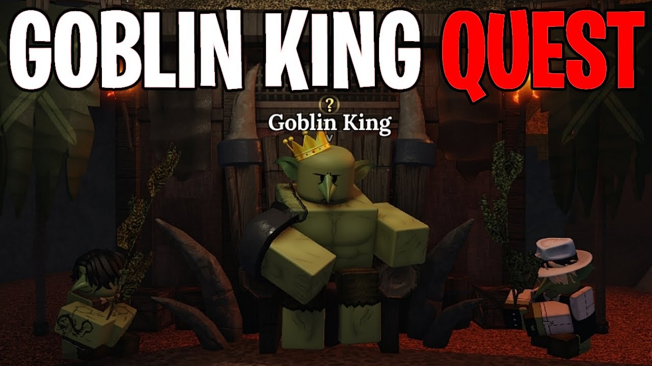 HOW TO COMPLETE GOBLIN KING QUEST & ENTER GOBLIN CAVE IN THE FORGE ROBLOX!