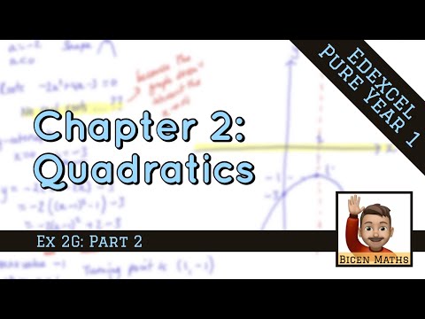 Quadratics 10 • Problems involving the Discriminant • P1 Ex2G • 🤖