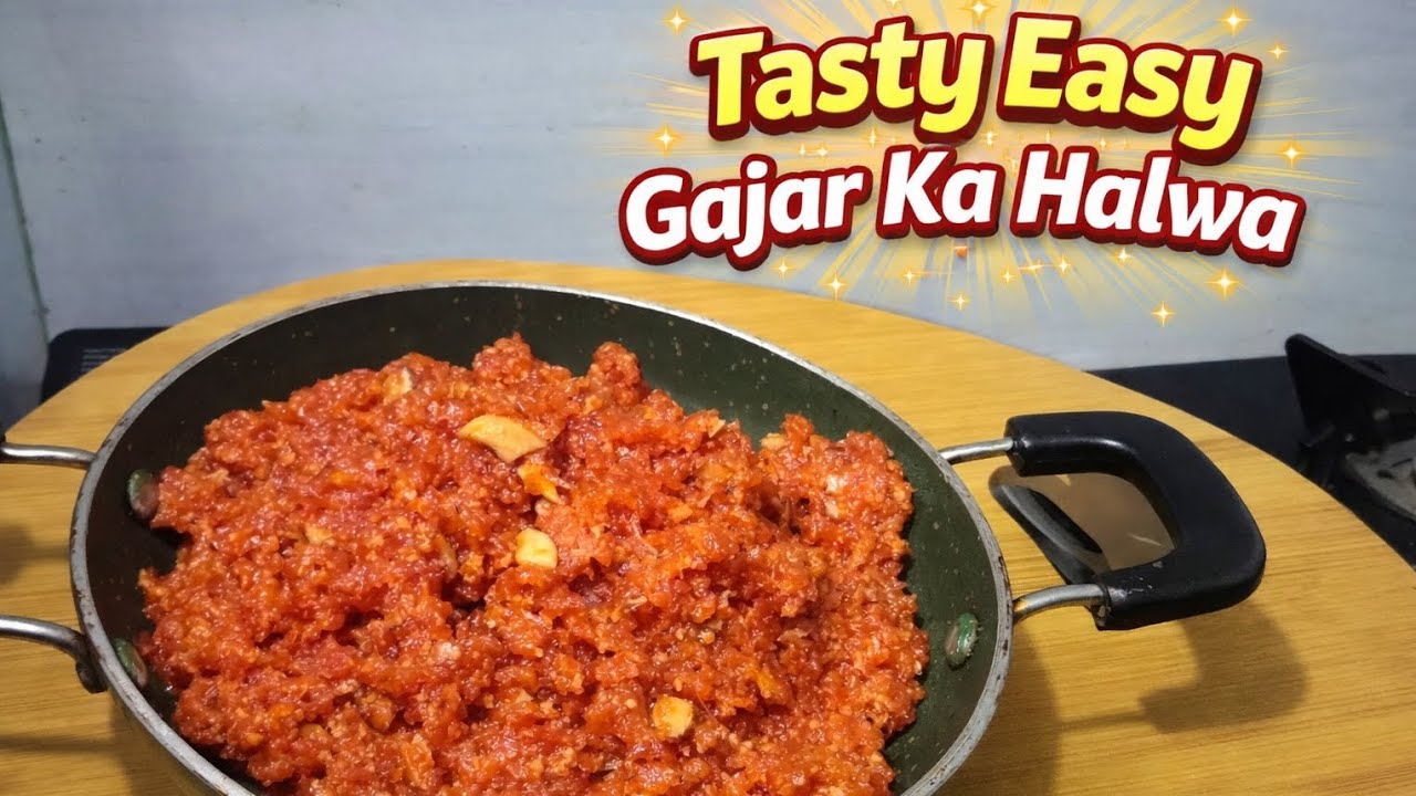 Testy and easy  gajar ka halwa l Bina bazaar jaaye… ghar par banaye👉 Soft • Rich • Bilkul mazedaar 😋