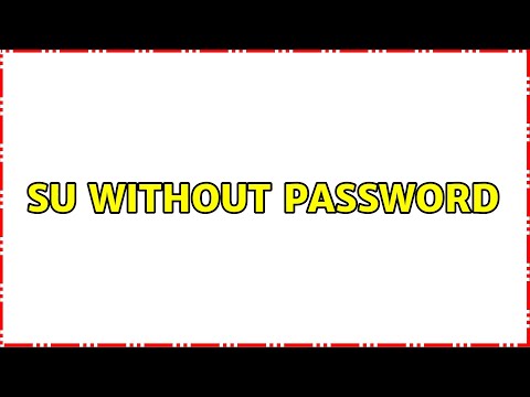 Ubuntu: Su without password