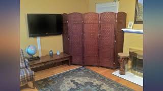 Oriental Furniture 6 ft Tall Diamond Weave Fiber Room Divider White 3 Panel review