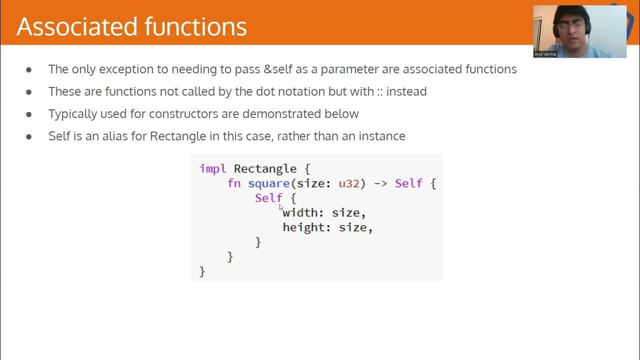 Structs in Rust CS 128 Honors Lecture 8 YouTube