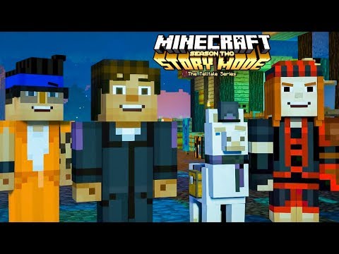 Minecraft Story Mode Season 2 - EPISÓDIO 1 COMPLETO EM PORTUGUÊS (sem  comentários) // Raposa Verde 