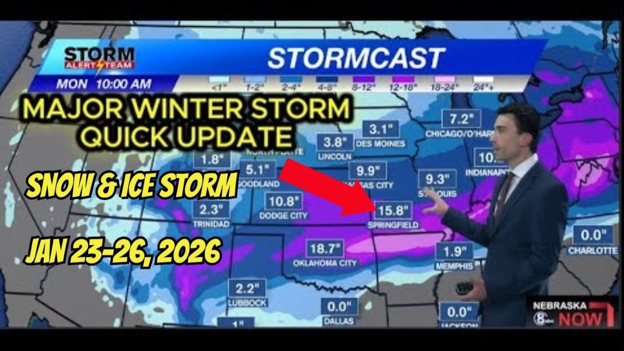 DANGEROUS Winter Storm Update- Snow, Ice & Dangerous Travel